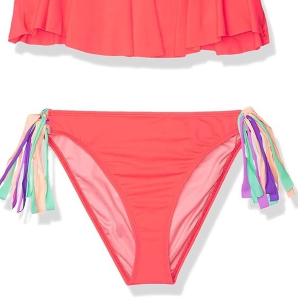 Heart And Harmony Girl's Macrame Hipster Bottom Swim - Picture 1 of 6